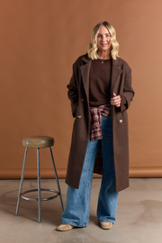 Marlow Coat - Chocolate