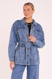 Tate Denim Jacket - Deep Blue