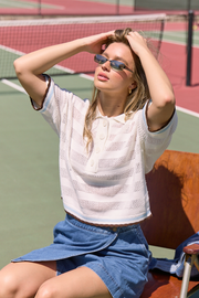 Blaire Top - Ivory