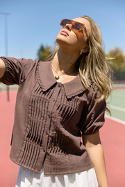 Betsy Top - Chocolate