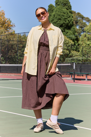 Billie Dress - Chocolate