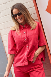 Cassie Shirt - Poppy