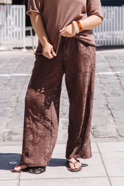 Valerie Pant - Cocoa Lace