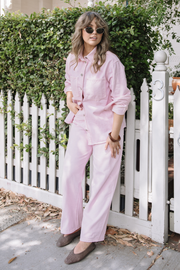 Lola Denim Jacket - Pink