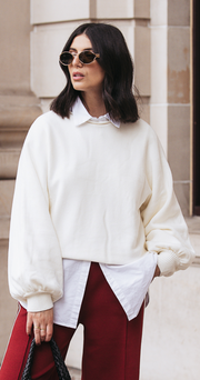 Victoria Knit - White