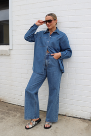 Violet Shirt - Amalfi Blue