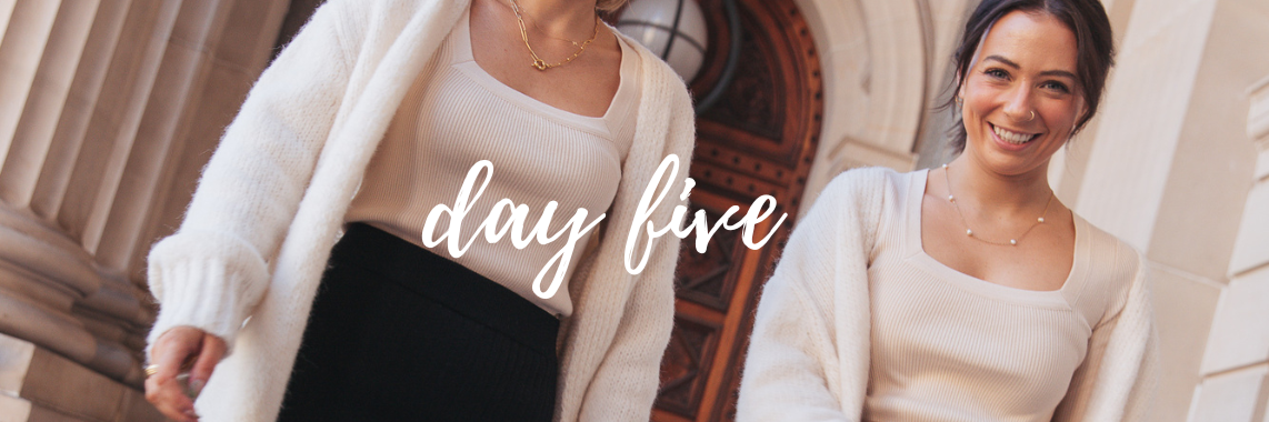 DAY 5: FREE CALLIE RIBBED TOP IN BEIGE!