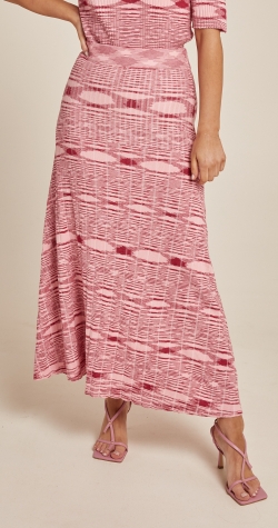 Georgina Skirt - Pink Print