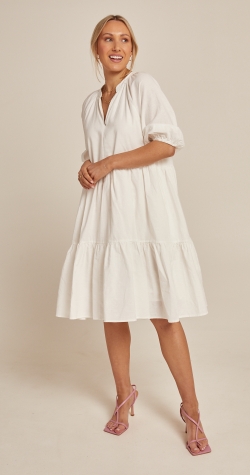 Clementine Dress - White