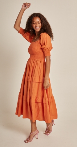 Vera Dress - Orange