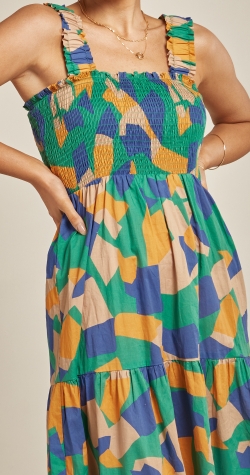 Tahiti Dress - Multi Print