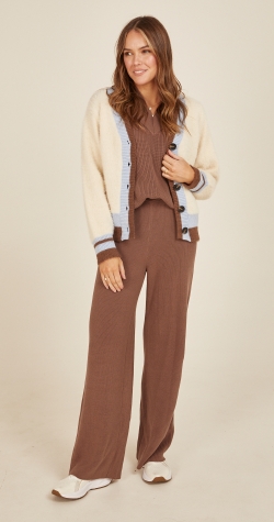 Jasper Knitted Pant - Cocoa