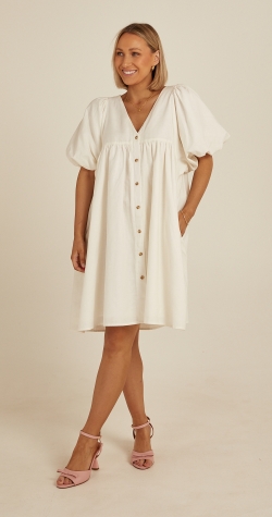 Alison Sister Dress - White