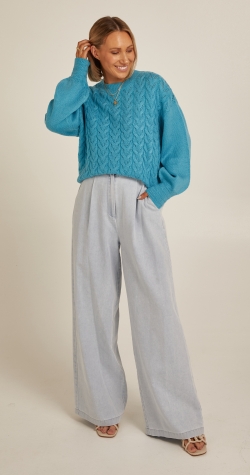 Jordan Knit - Azure Blue