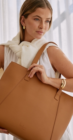 Lenny Everyday Tote Bag - Light Tan