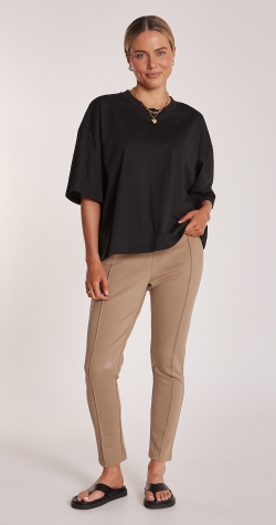 Noah Straight Pant - Camel