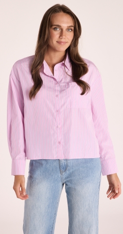 Kendall Shirt - Pink Stripe