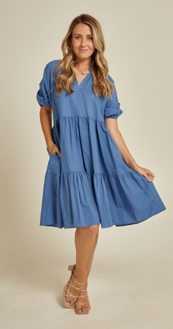 Clementine Dress - Blue