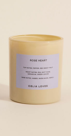Celia Loves Candle - Rose Heart