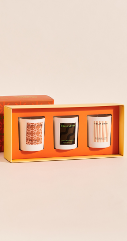 Celia Loves Trio Candle Set - European Holiday