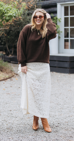 Poppy Skirt - Cream