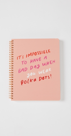 Impossible Polka Spiral Notebook