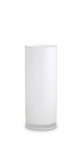 Opal Pillar Vase - White (M)