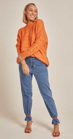 Poppy Knit - Orange