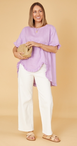 Olive Blouse - Lilac