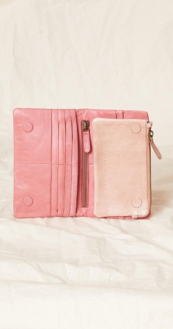 Jane Wallet with Coin Purse - Pink
